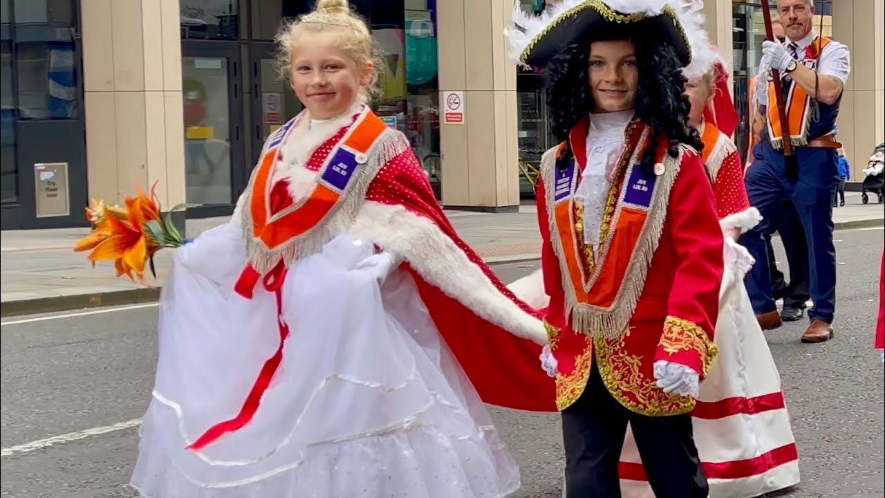 Count Grand Orange Lodge of Glasgow youth section main parade.