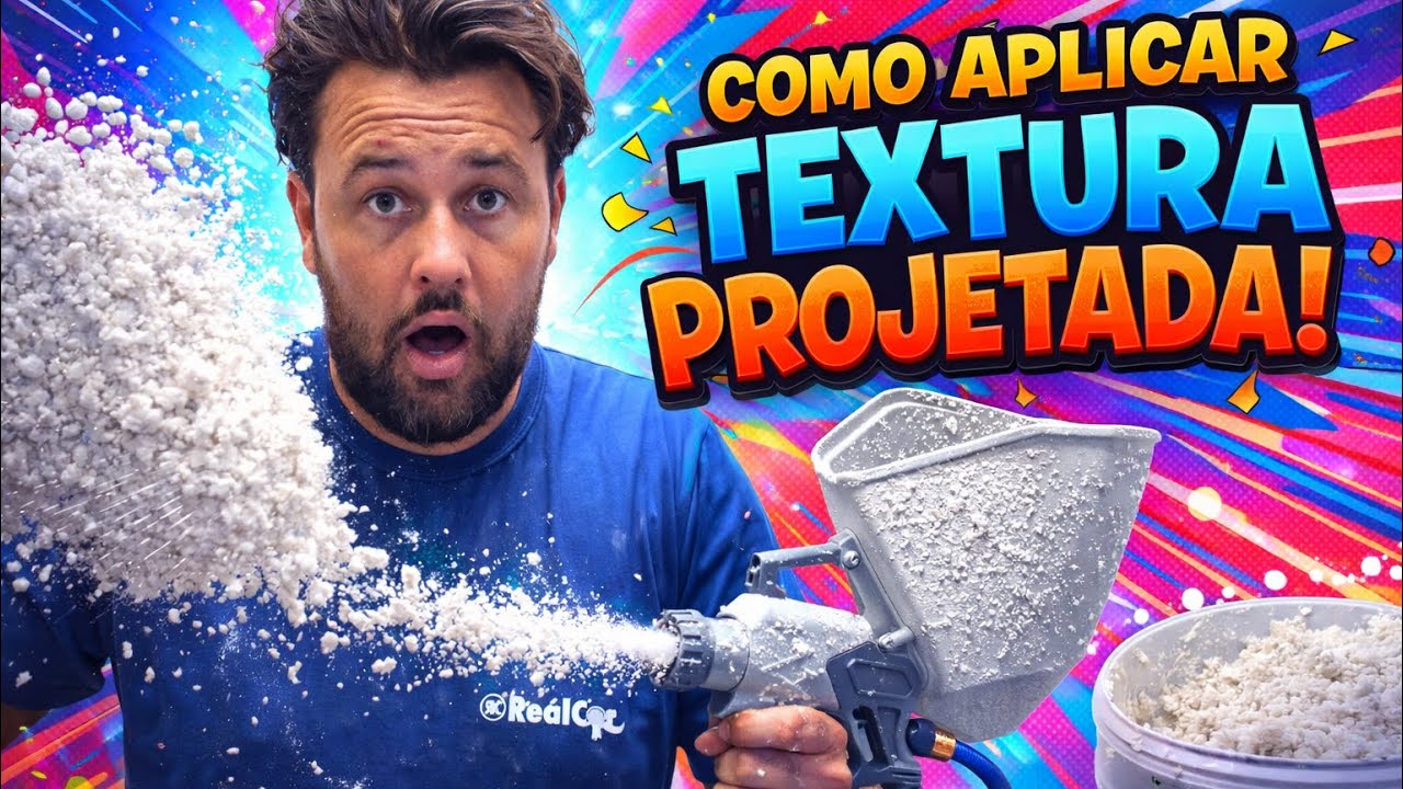 Como aplicar textura projetada do jeito certo | Passo a passo do zero