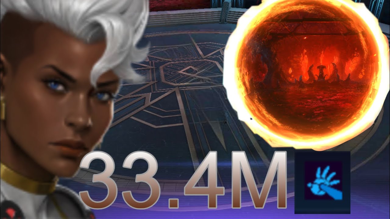Storm Infinite Challenge AB 33.4M | blast day | mini tutorial - Marvel Future Fight 