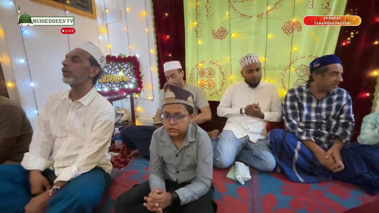 Day 21 | Tarawih Live 🟢 Colombo | Durood Sharif - Qasidas | Quthbiya Manzil