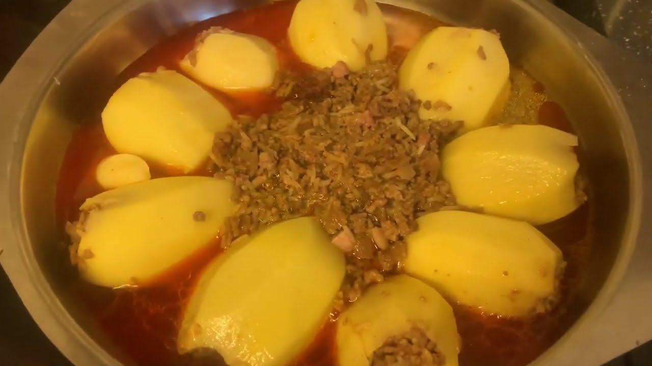 Punjeni Krompir sa Mlevenim Mesom - Predivno Jelo