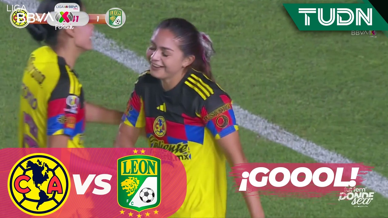 ¡JANA HACE EL CUARTO GOL!  América 4-1 León | Liga MX Femenil - Jornada 11 Clausura 2026 | TUDN