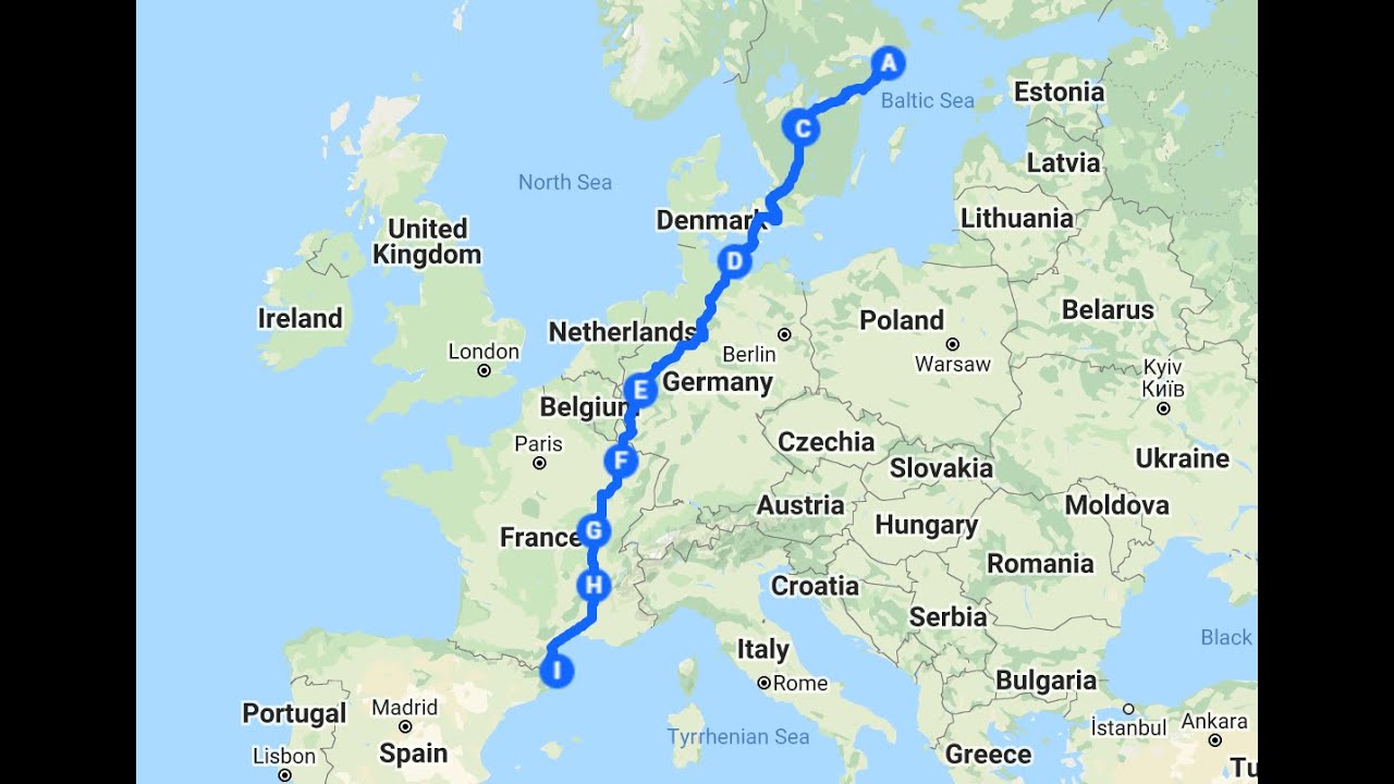 husbils resor | spanien |  Spanien med husbil, från Sverige till Roses i spanien