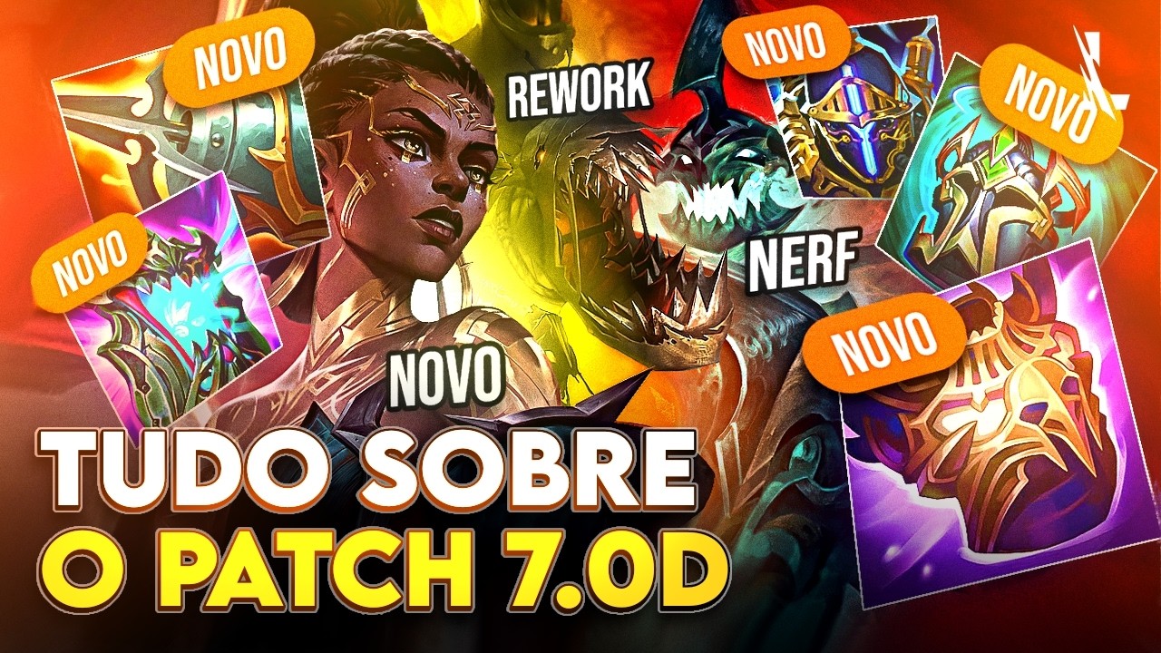BUFFS E NERFS, MEL CHEGANDO, ITENS NOVOS E TUDO SOBRE O PATCH 7.0D | LoL Wild Rift