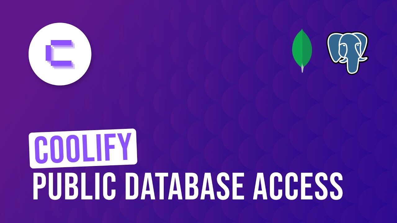 Как сделать свою базу данных общедоступной на Coolify: руководство по MongoDB и PostgreSQL