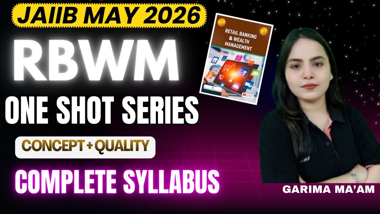 RBWM one shot series - Complete Syllabus! #jaiibmay2026 #jaiibonlineclasses #jaiib2026 #jaiibrbwm