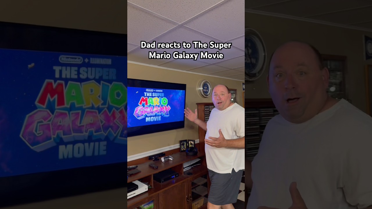 Dad reacts to The Super Mario Galaxy Movie! ⭐️