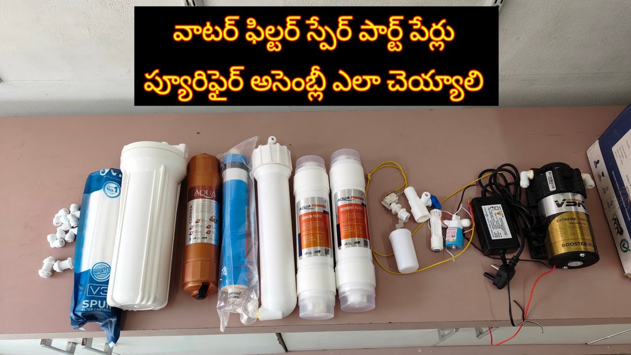How to assemble water purifier 