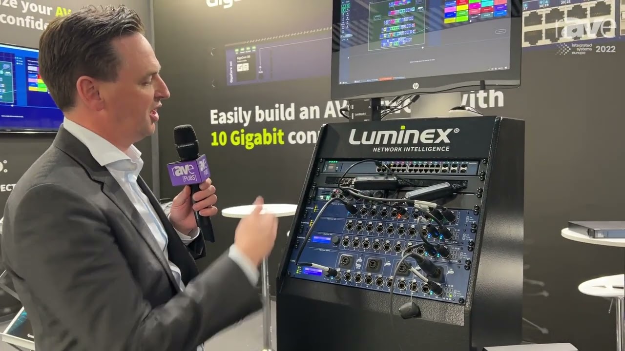 ISE 2022: Luminex Network Intelligence Shows GigaCore 30i 10Gb Network Switch