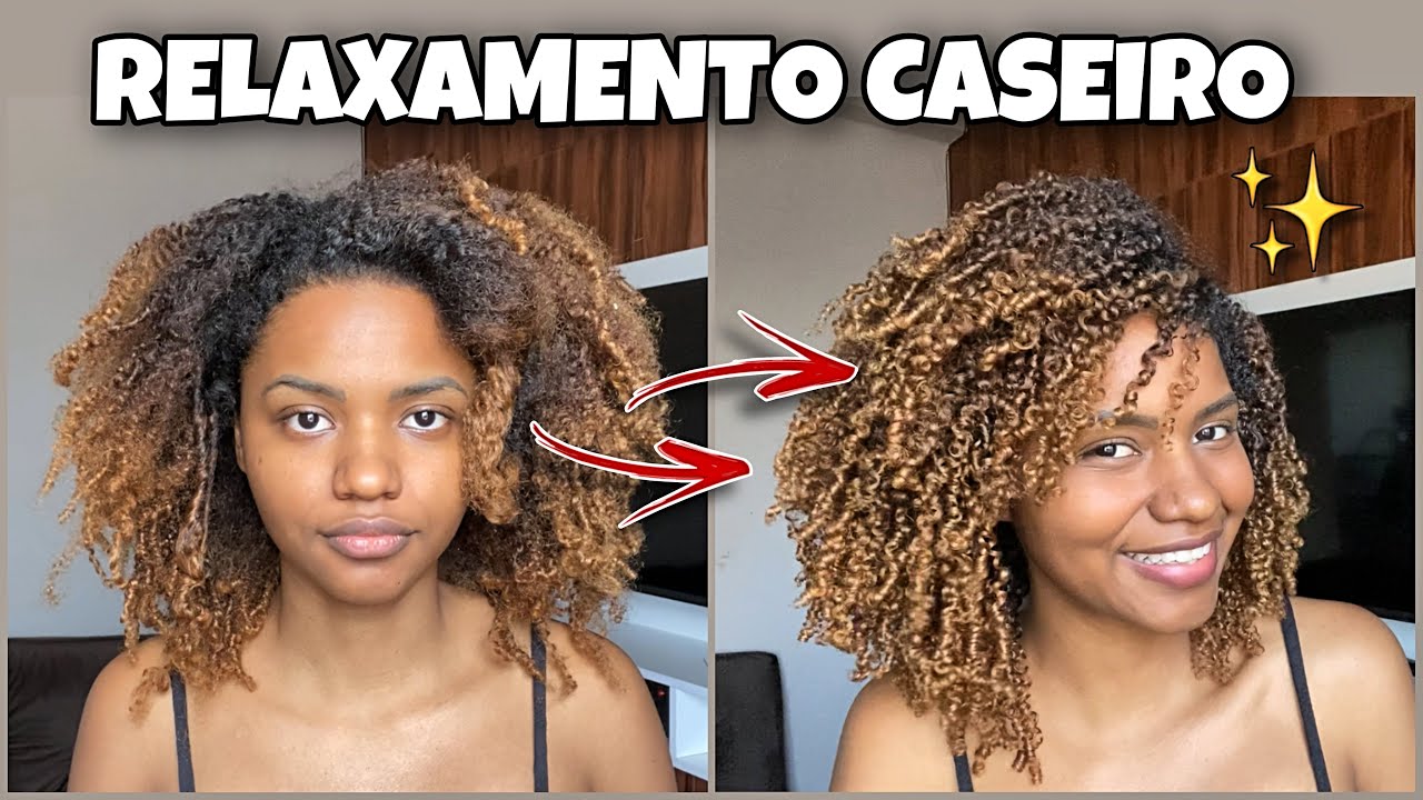 RELAXAMENTO CAPILAR CASEIRO NO CABELO CRESPO!