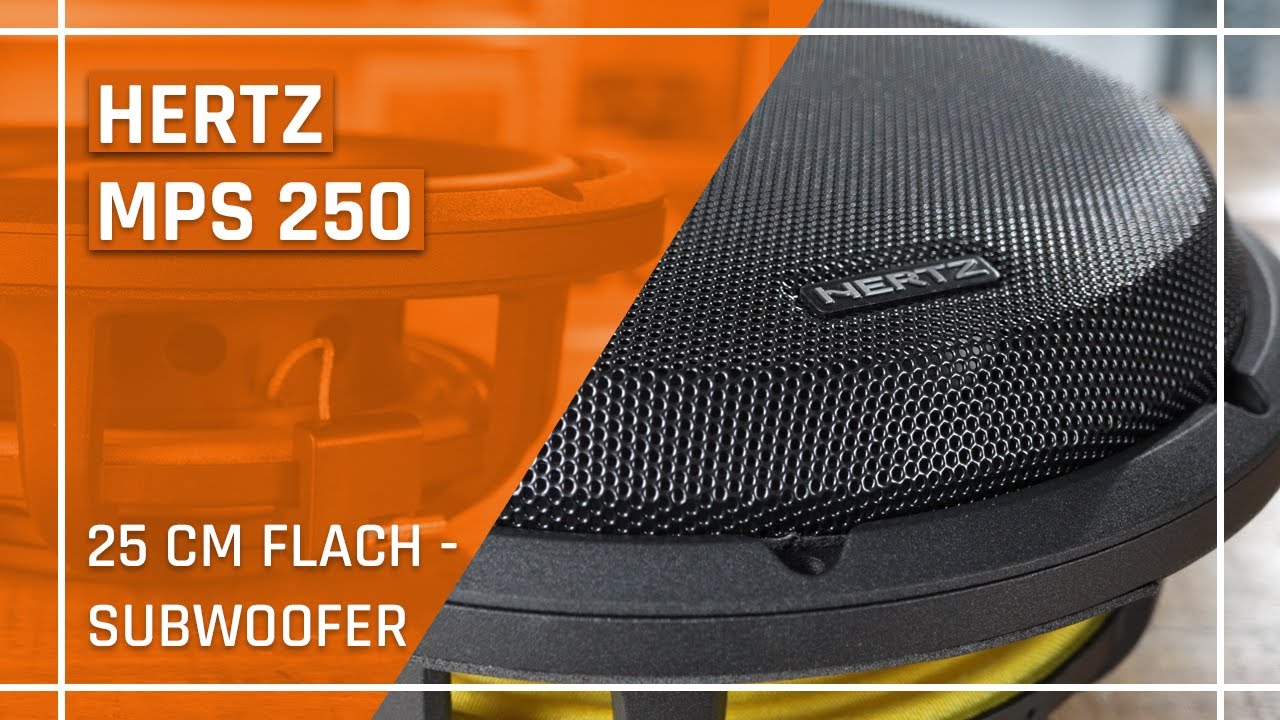 Hertz MPS250 - exzellenter Flachwoofer fürs Auto