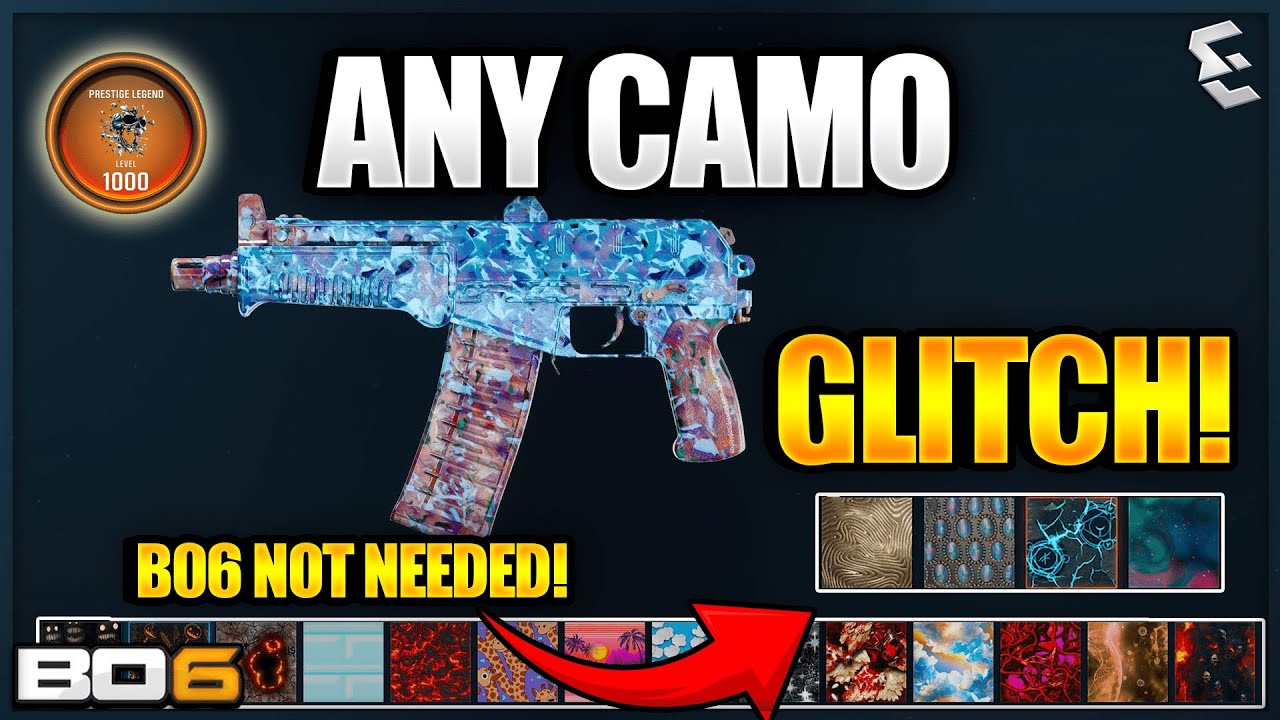 *NEW* SOLO ANY CAMO SWAP GLITCH (BO6 NOT NEEDED) MW3 CAMOS on BO6 + MORE! -BO6 GLITCH