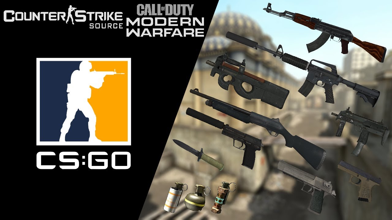 CS Source : CSGO Weapons in MW2019, MWII, MWIII
