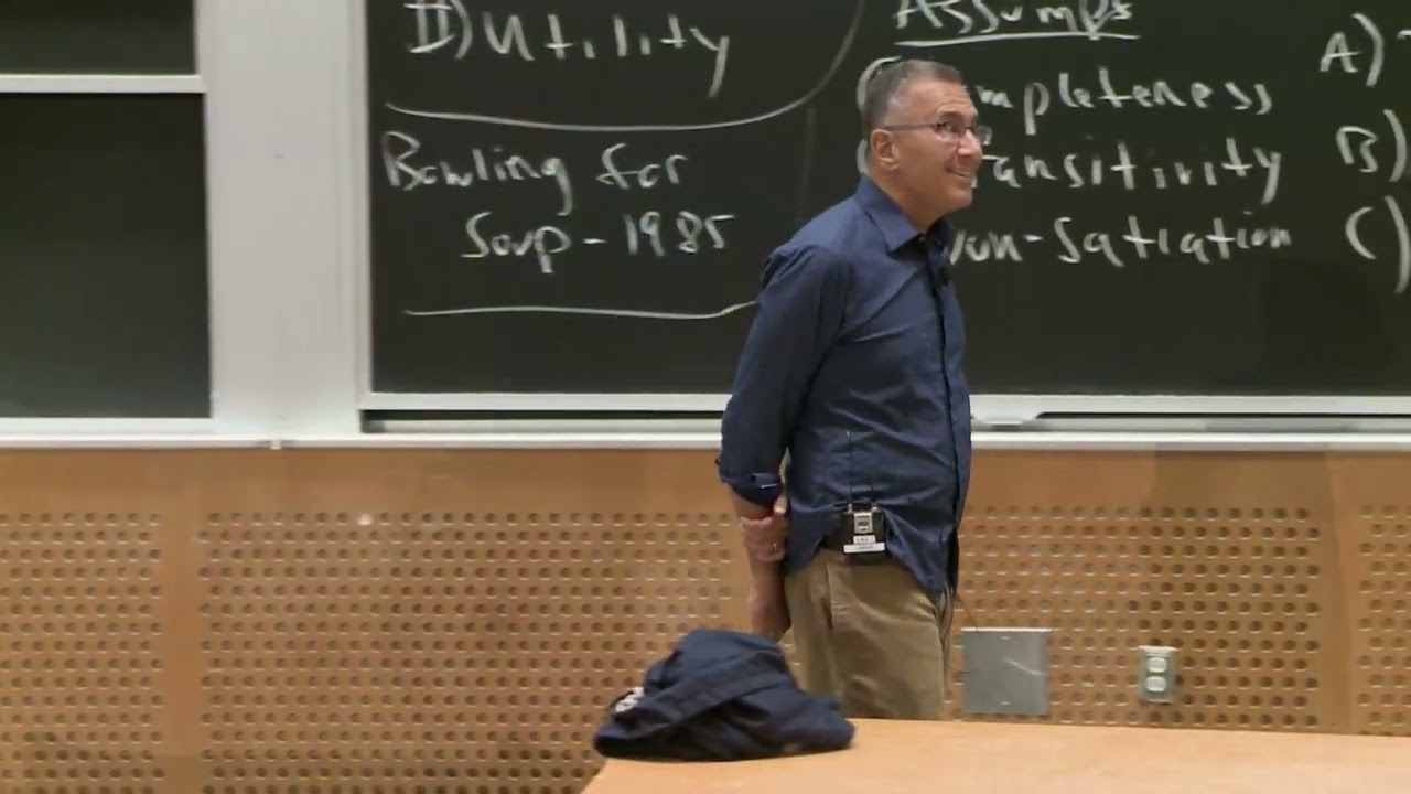 Lec 2: Preferences and Utility Function