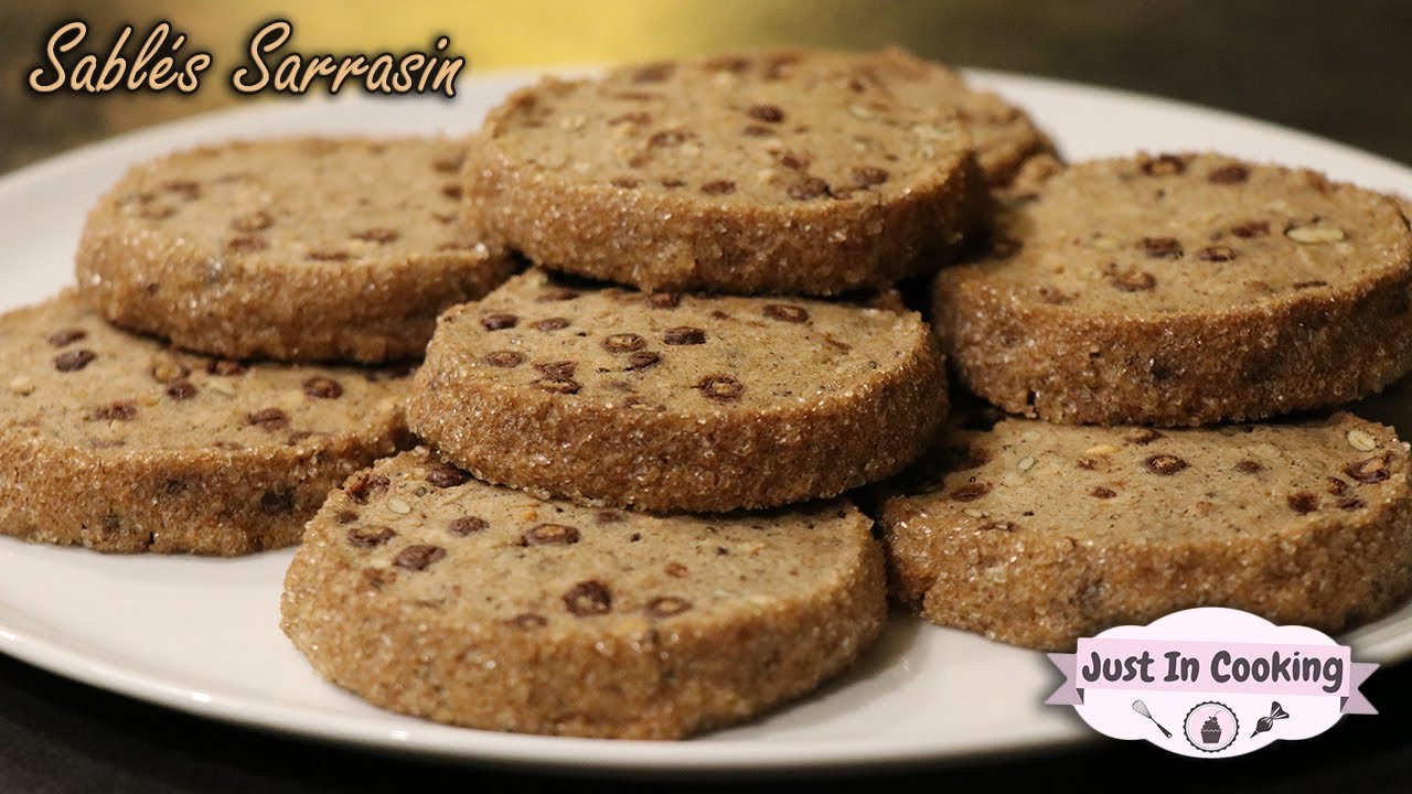 Recette des Sablés au Sarrasin, Graines et Perles au Chocolat de Frédéric Bau