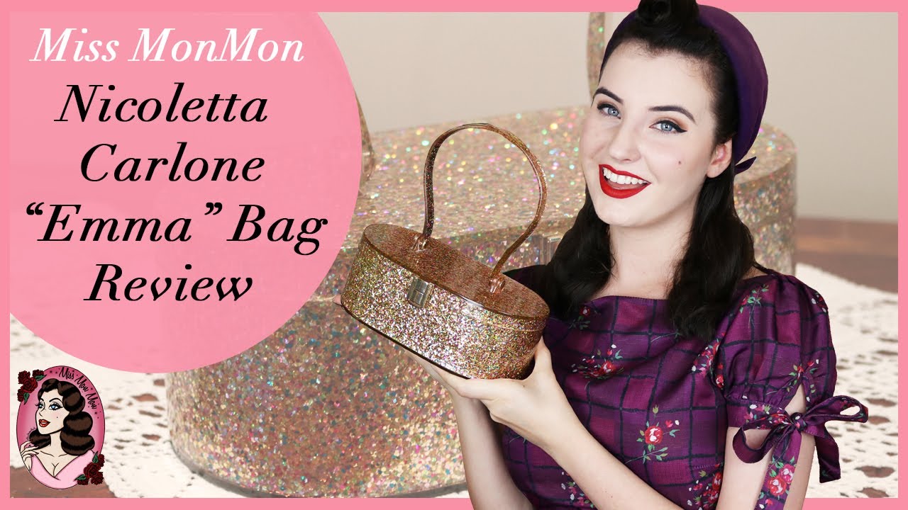 Nicoletta Carlone Bag Review - Vintage Inspired Lucite Purse Dupe