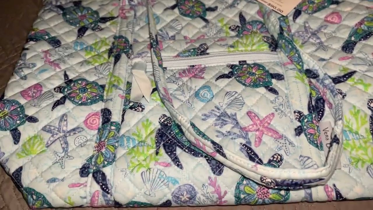 Small Vera Bradley Haul ~ Small Vera Tote - Soft Fringe scarf- Zip ID Lanyard - Plush Throw Blanket