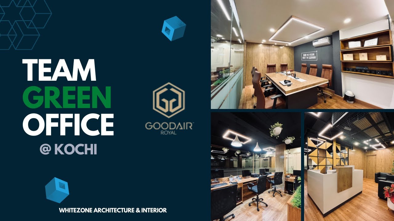 Team green office [GOODAIR] | Kochi | Office interior | WHITEZONE Architecture & Interior