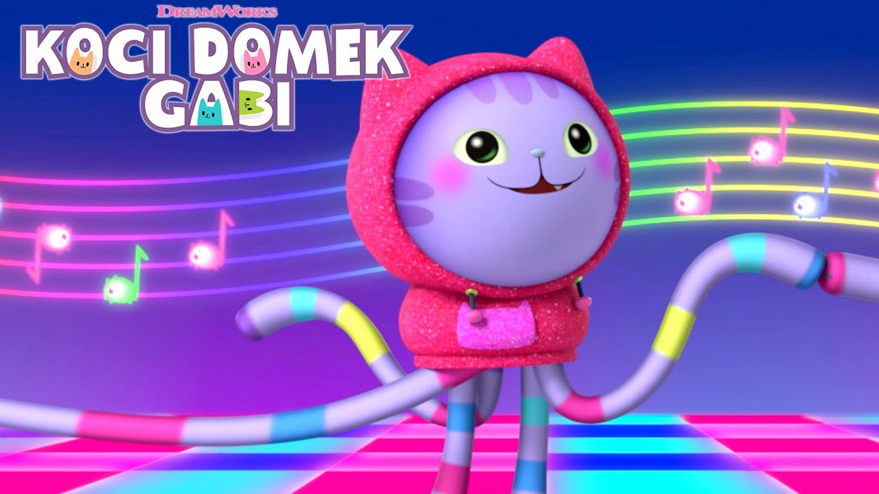 DJ Kocimiętka - kotek dnia | KOCI DOMEK GABI | Netflix