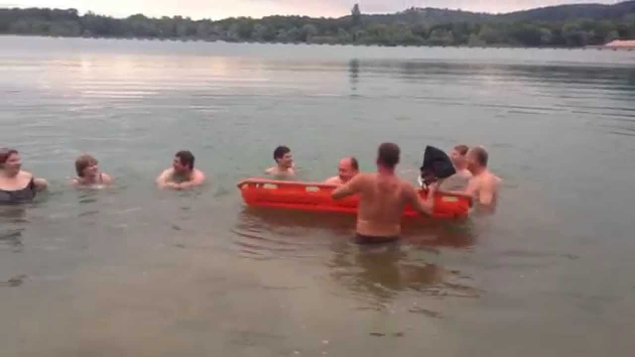Cold Water Challenge 2014 der FF Neulingen Abt. Nußbaum