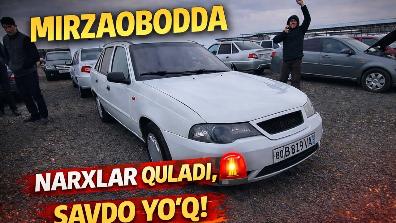 Guliston mashina bozor narxlari tushib ketti savdo yoq 3-qism 7 fevral, 2026