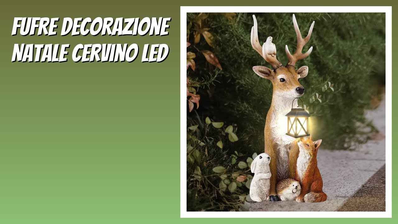RECENSIONE (2026) : FUFRE Decorazione Natale Cervino LED. DETTAGLI