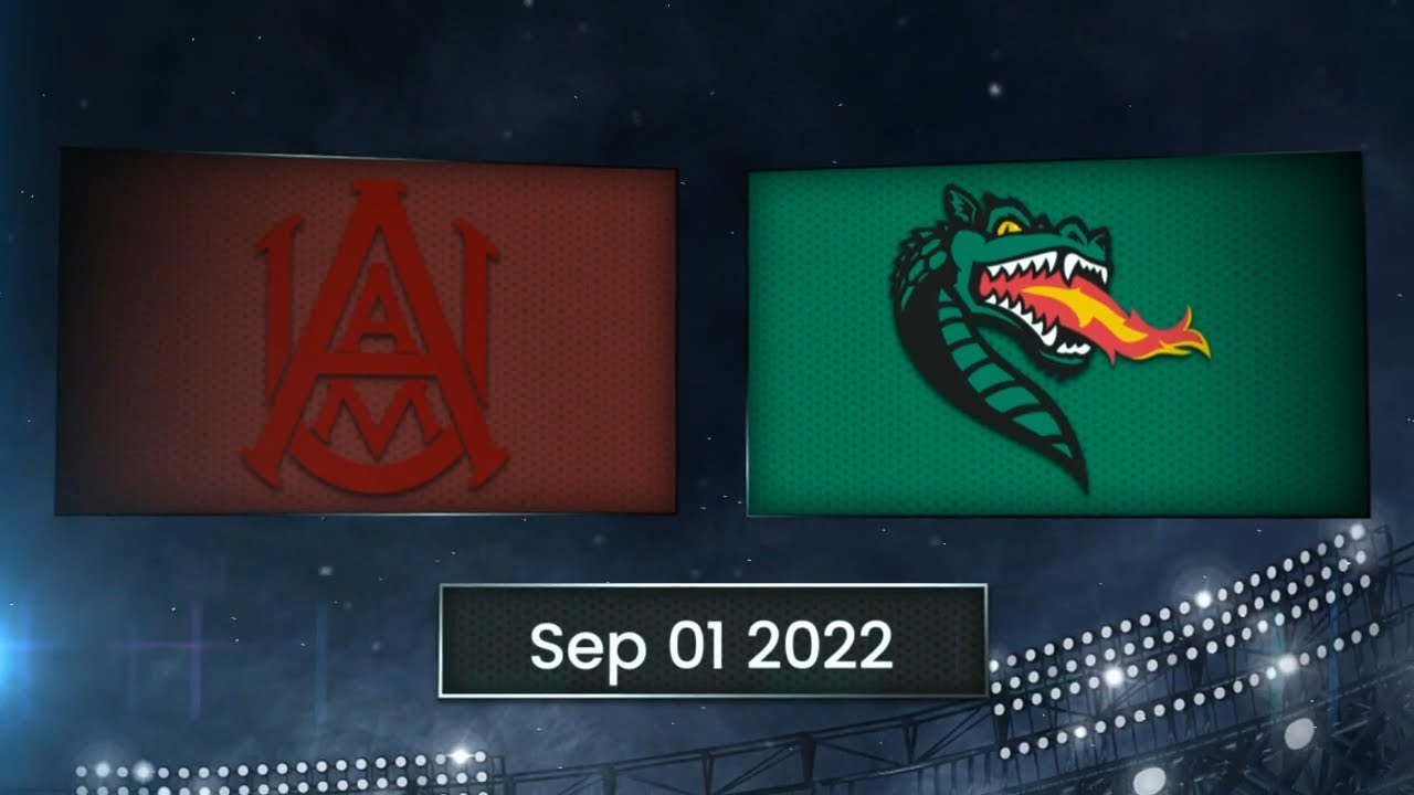 Alabama A & M Bulldogs vs  UAB Blazers | September, 1st 2022