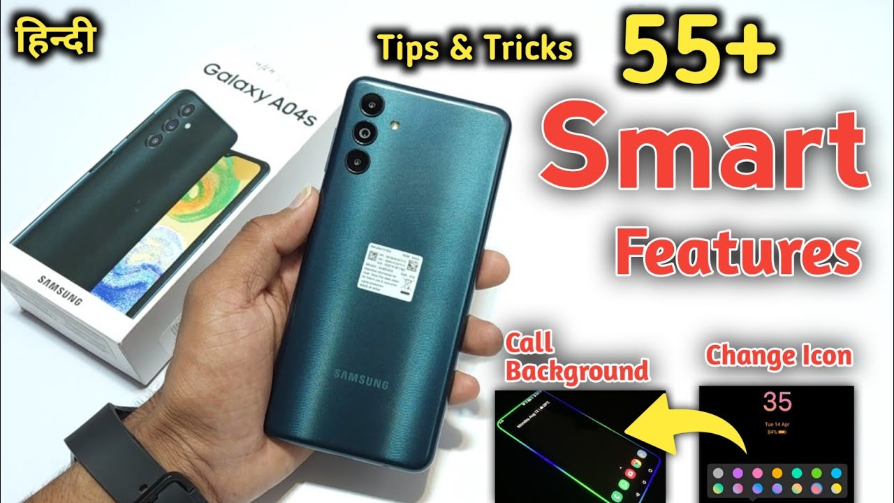 Samsung Galaxy A04s Smart touch features, Samsung Galaxy A04s tips and tricks, Samsung a04s