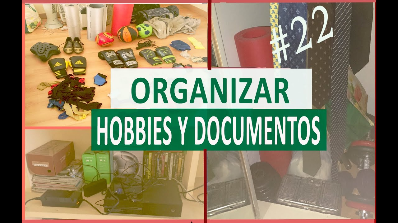 ORDENAR MATERIAL DEPORTIVO, CABLES, VIDEOCONSOLAS  Y PAPELES. 22