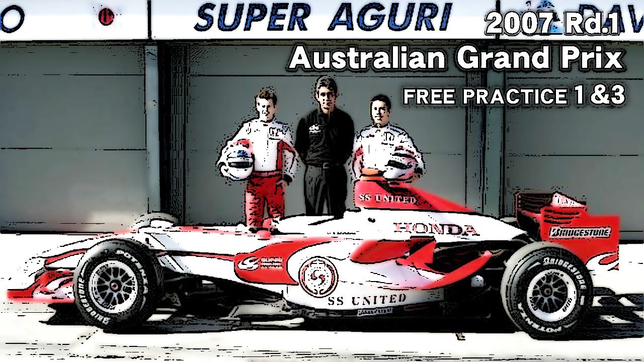 2007 Rd.1 Australian Grand Prix Free Practice Takuma SATO 佐藤琢磨 b