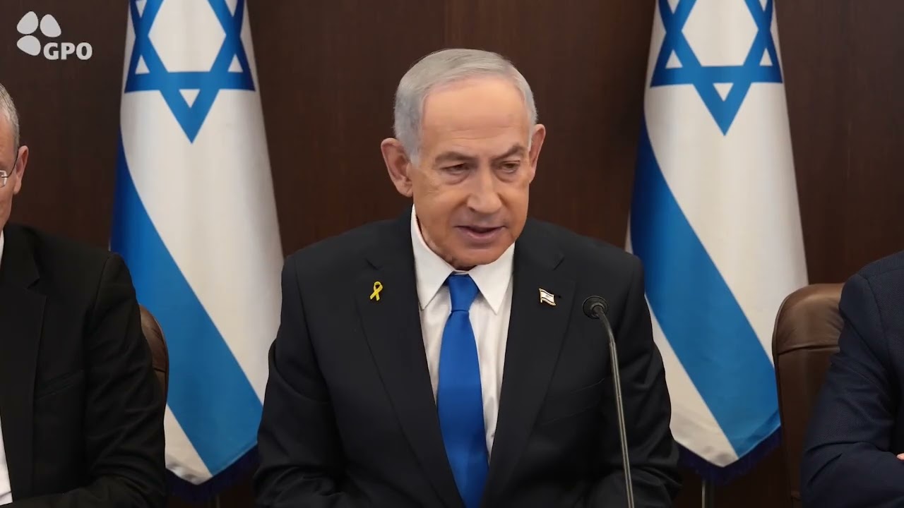 ראש הממשלה בנימין נתניהו בפתח ישיבת הממשלה: 