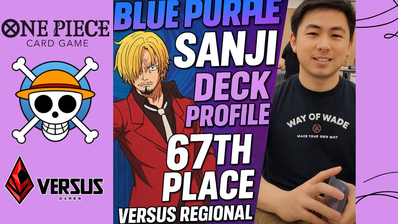 One Piece Versus Kissimmee Regional 67th Blue Purple Sanji Deck Profile !!!
