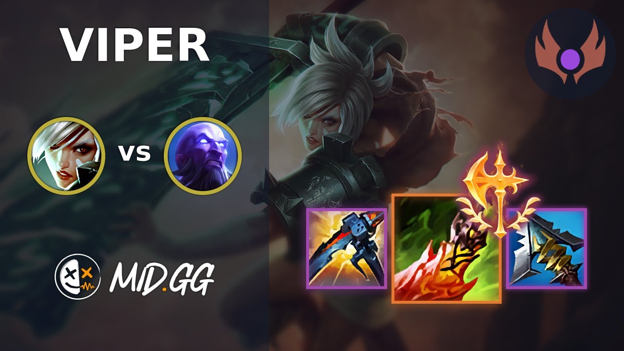 MID.GG: [ Viper ] Riven MID vs Ryze | NA MASTER | LOL Season 2026