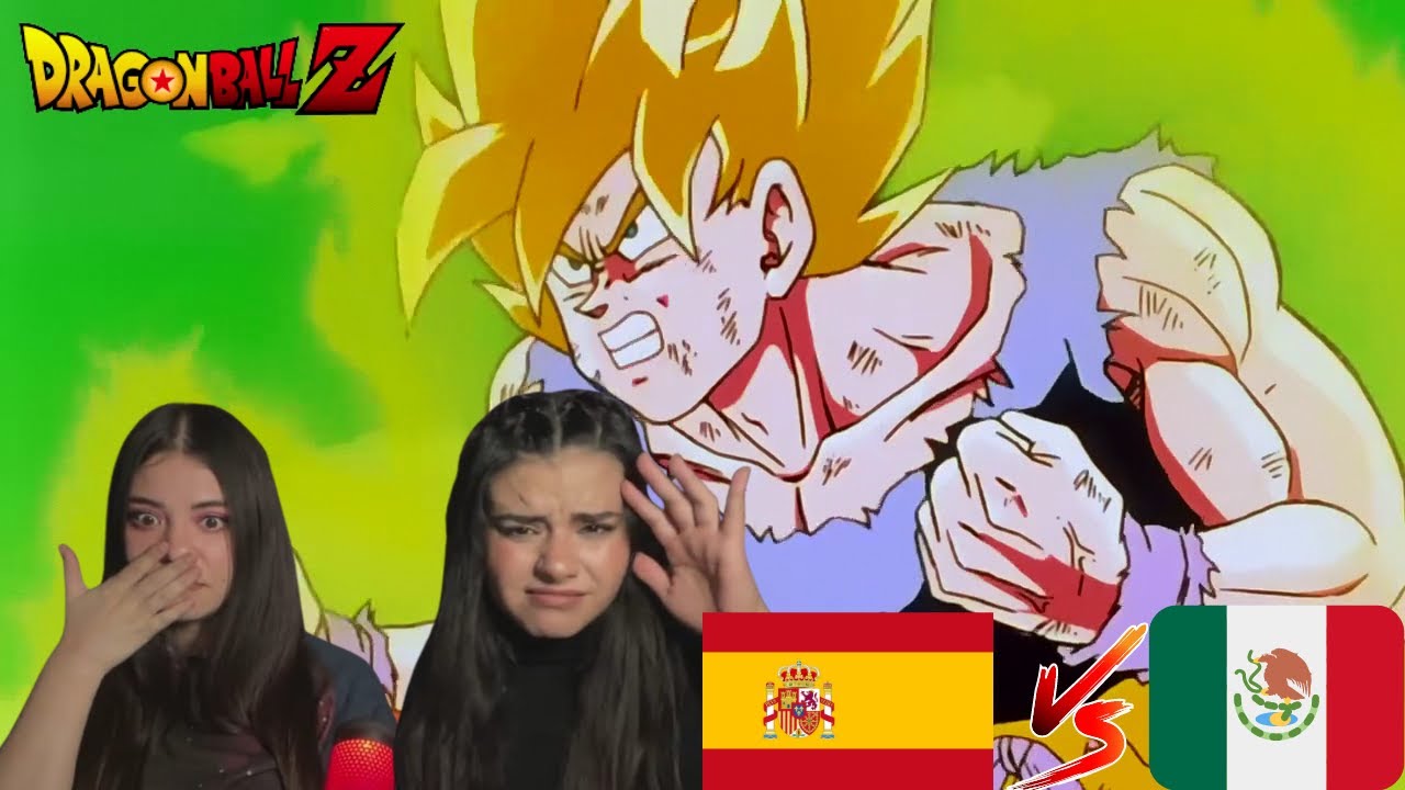 GOKU SE TRANSFORMA EN SSJ POR PRIMERA VEZ- REACCIÓN LATINO VS CASTELLANO