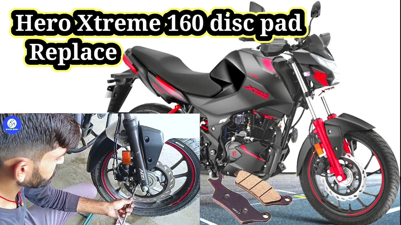New hero Xtream 160 disc pad replace Abs braking problem Xtreme 160 cc