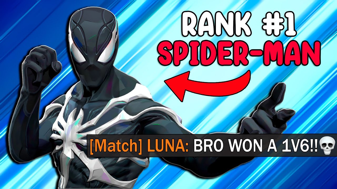 Rank 1 Spider-Man Solo CARRIES In High Elo!!! | Marvel Rivals