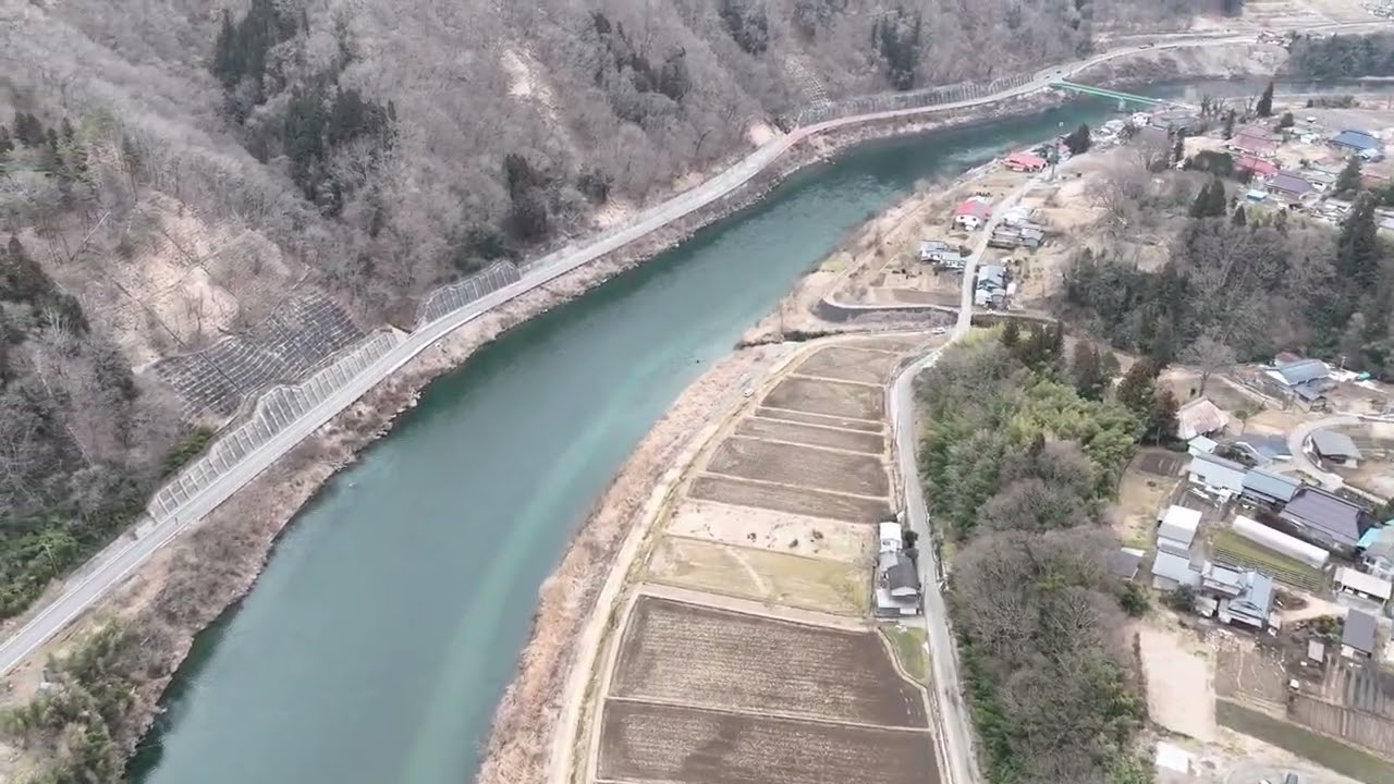 大日向上空からの風景