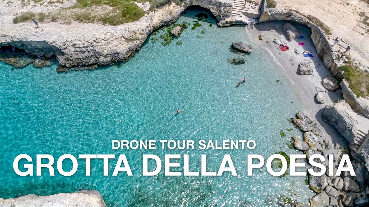 GROTTA della POESIA, i FARAGLIONI di SANT'ANDREA a ROCA VECCHIA nel SALENTO