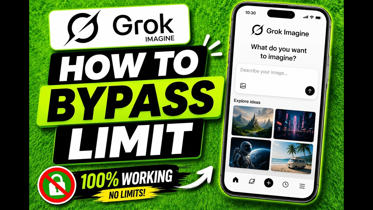 How To Bypass Grok Imagine Limit [2026 guide] free ai video generator
