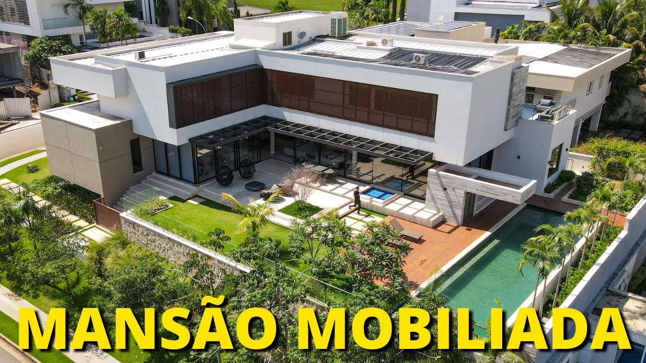 MANSÃO MOBILIADA E DECORADA DE EXTREMO LUXO À VENDA NO ALPHAVILLE FLAMBOYANT | GOIÂNIA