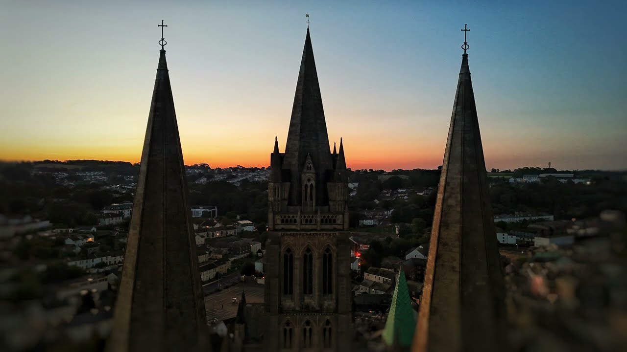 Drone Footage of Truro Cathedral, Cornwall | Video and Images | Footage Captured by Gary Eaton