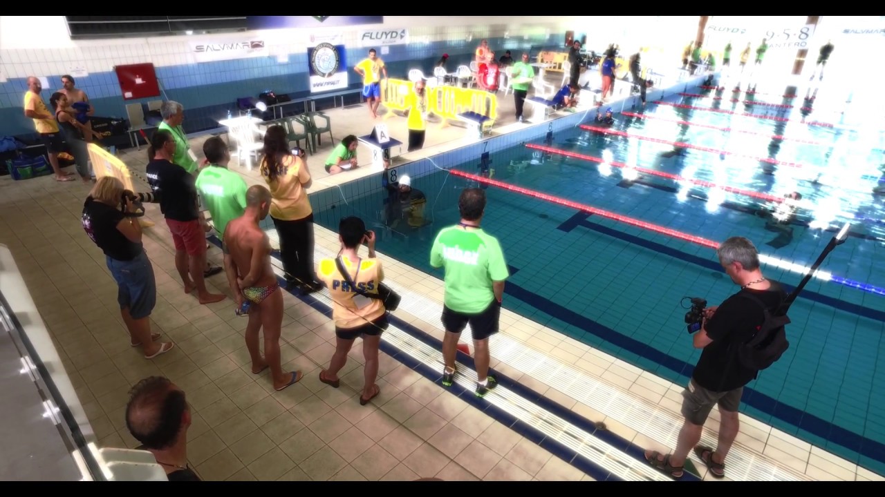 Arthur Guérin Boëri - 221m DNF - Olympic Pool -Dive time 4min50s -Freediving World Record (Red Card)