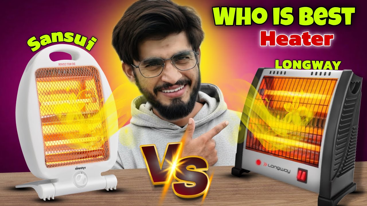 सस्ते में ज़बरदस्त रूम हीटर🔥|| Sansui Vs Longway Blaze 800W Quartz Room Heater 