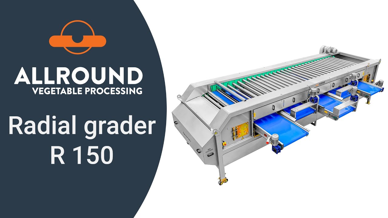 Radial grader R 150-70-5 | Allround Vegetable Processing