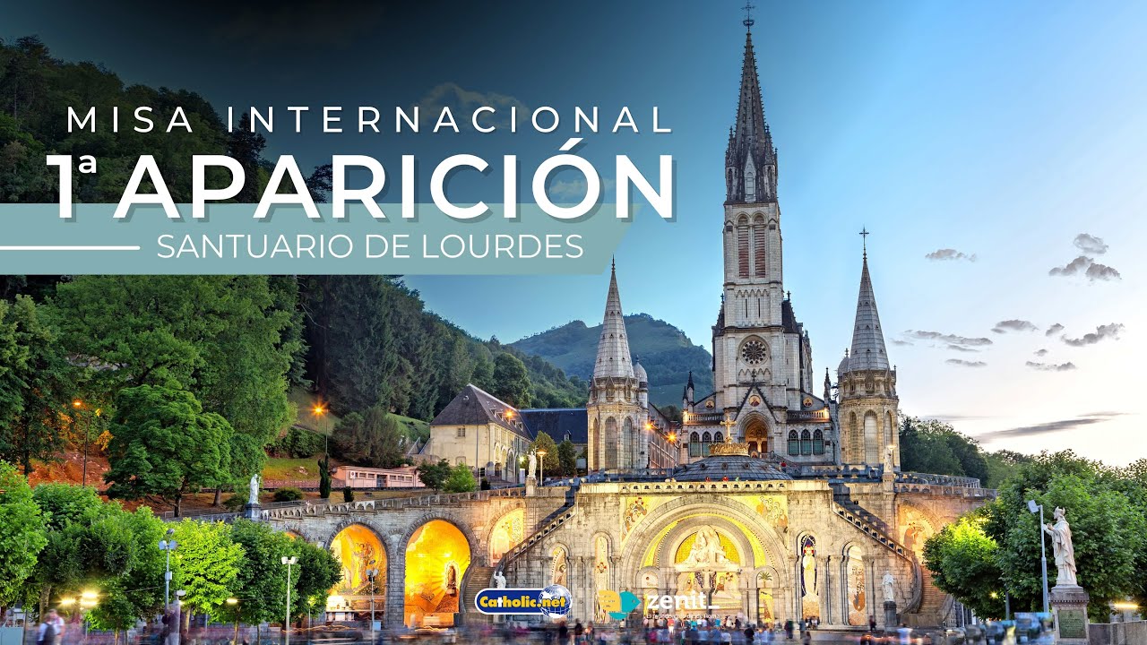 Misa desde la Gruta de Lourdes en el aniversario de la 1a aparición  -  11 de febrero de 2022