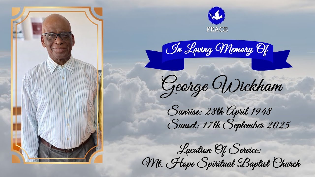 Funeral Tribute Services Of George Wickham