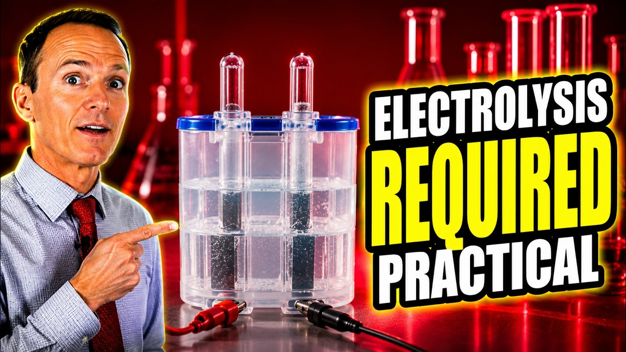 C6 Electrolysis: Required Practical. GCSE chemistry