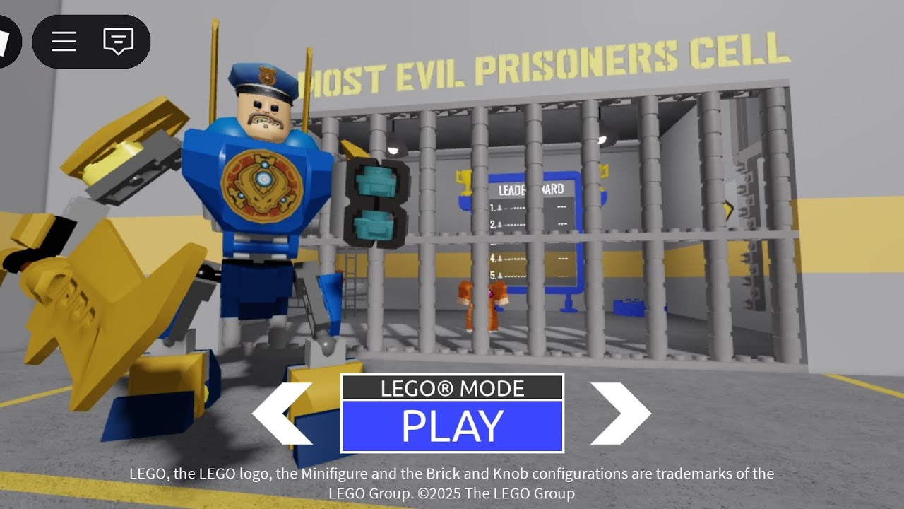 Roblox Barry's Prison Run - Lego Mode gameplay