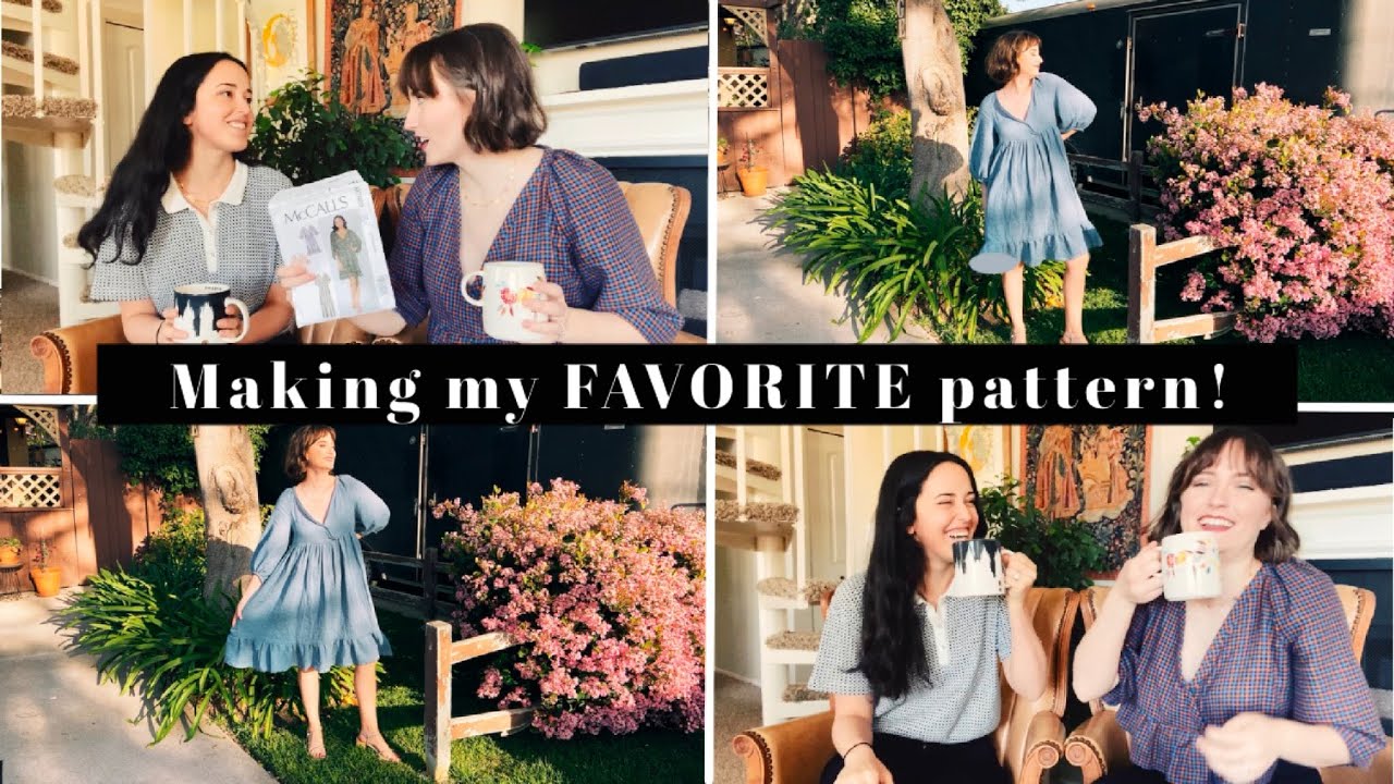 SEWING DATE | Making the famous M7969 pattern with a friend!