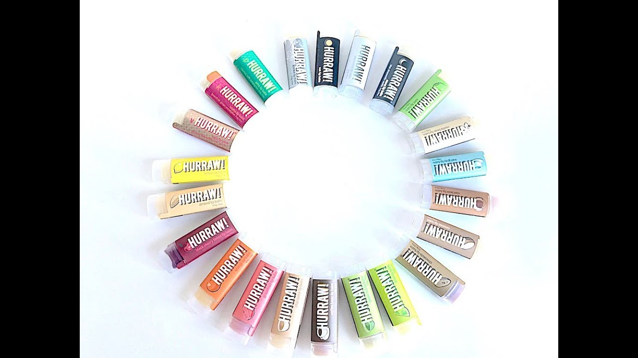 IHERB: Hurraw! lip balms (Бальзамы для губ Hurraw) - Видео обзор